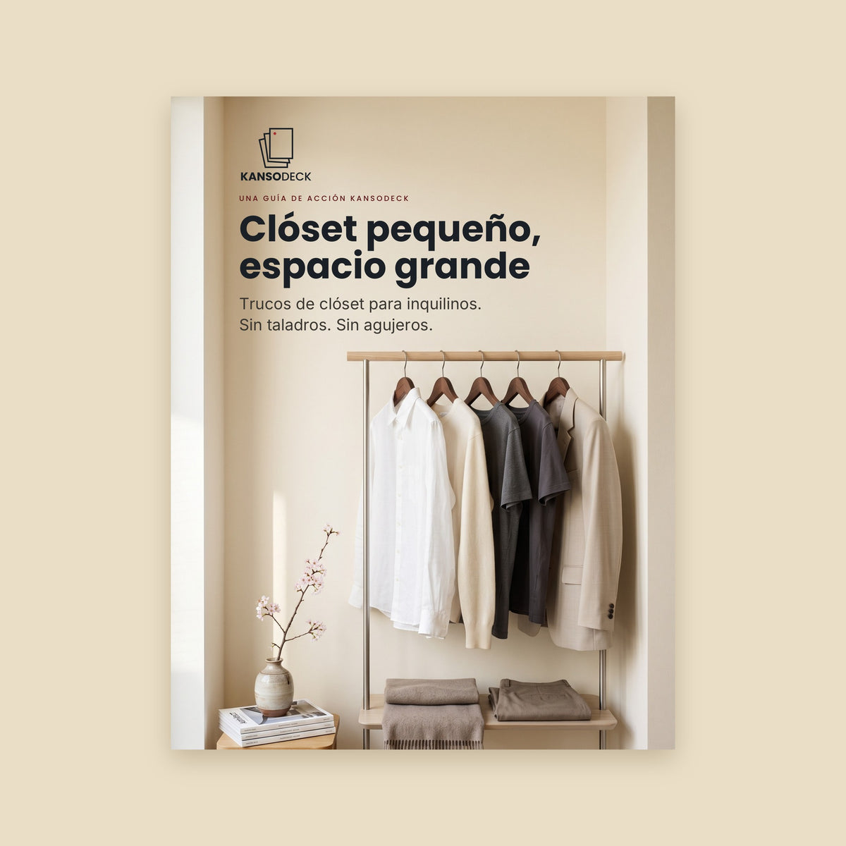 Clóset pequeño, espacio grande