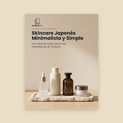 Skincare Japonés Minimalista Y Simple